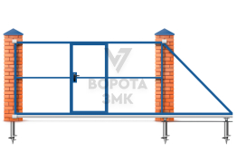 Откатные ворота Faac 2200×2500 ЗМК-7120