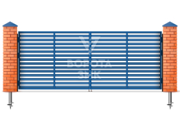Ангарные распашные ворота 1500×2500 ЗМК-5150